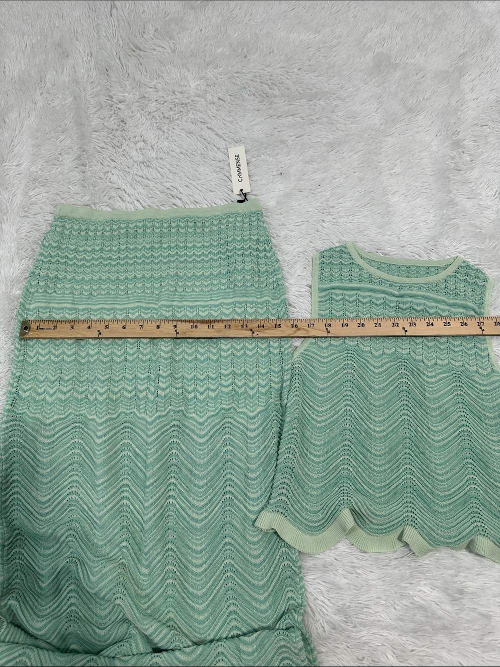 🌴 NWT Commense Knit Skirt Set - Picture 4 of 7